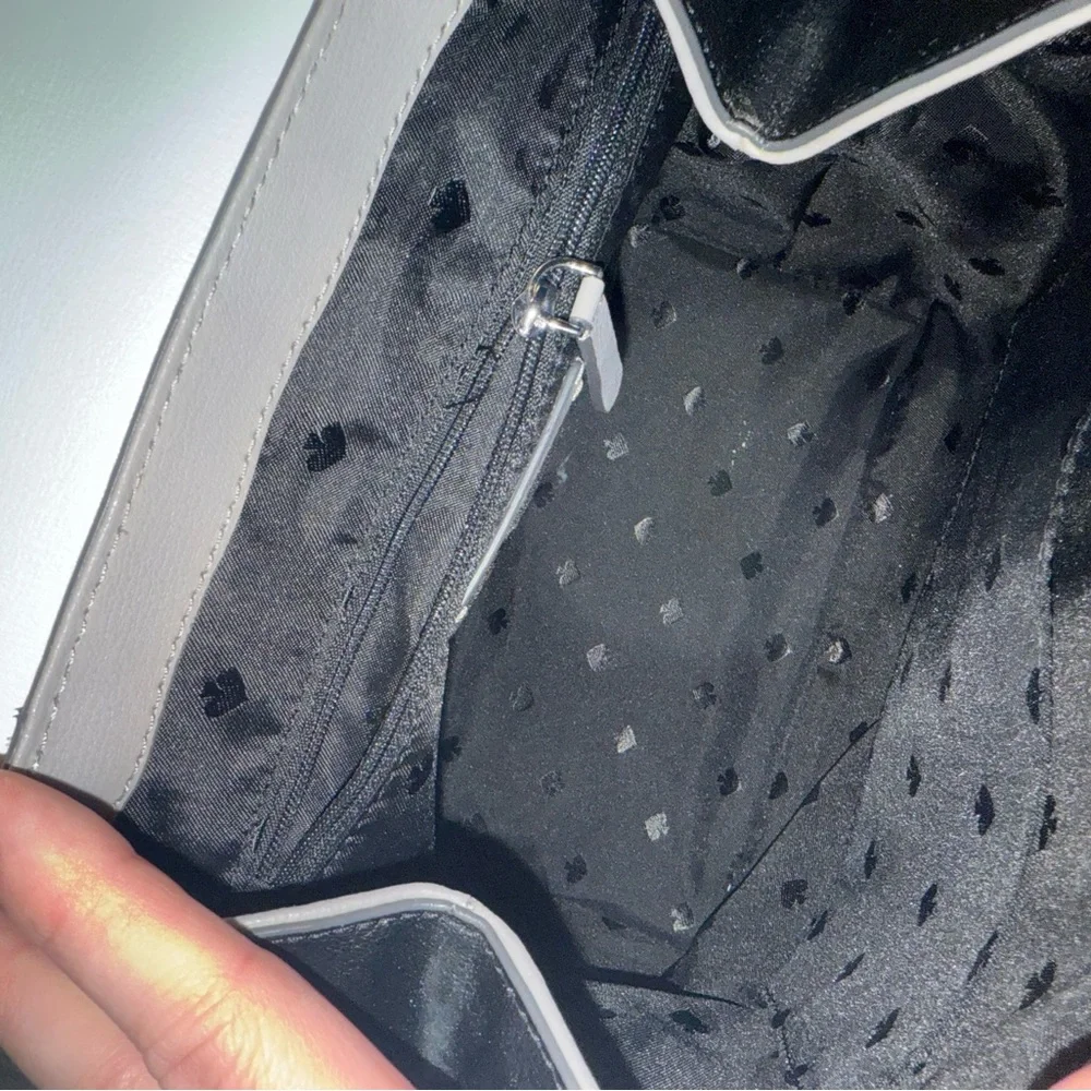 KATE SPADE ADEL MEDIUM FLAP BACKPACK — Three-Tone Leather- Cream,Taupe,Black - Picture 8 of 14